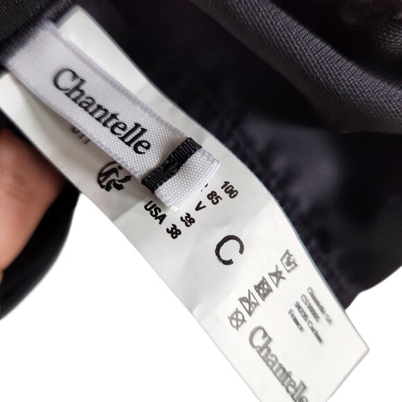 Chantelle Bra 38C Black Women's C Jolie Full Coverage Underwire Back Close NEW - Picture 10 of 11